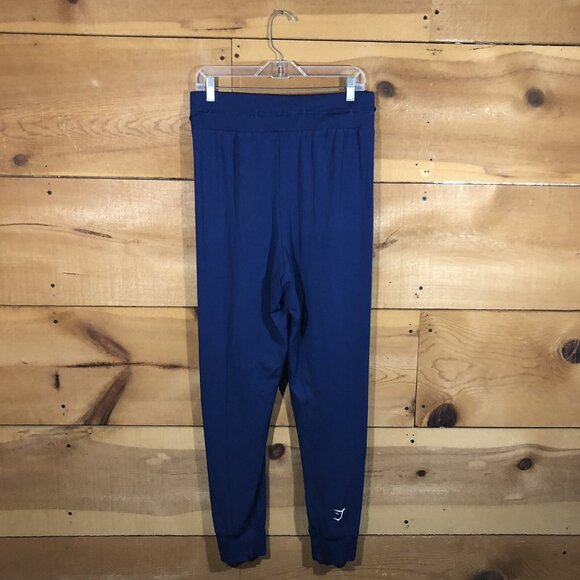 Gymshark Vital Seamless 2.0 Jogger Sweatpants Womens Size Medium Drawstring Blue - Picture 6 of 9